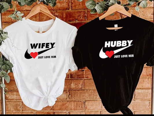 Hubby/Wifey Nike Tees
