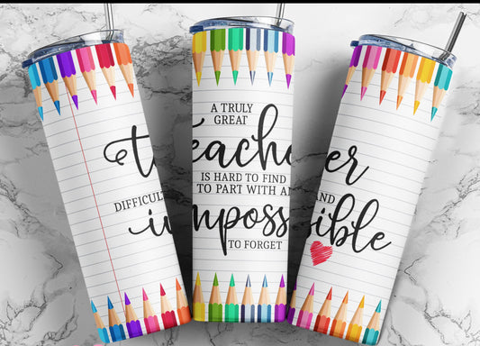 Teacher Themed Tumblers